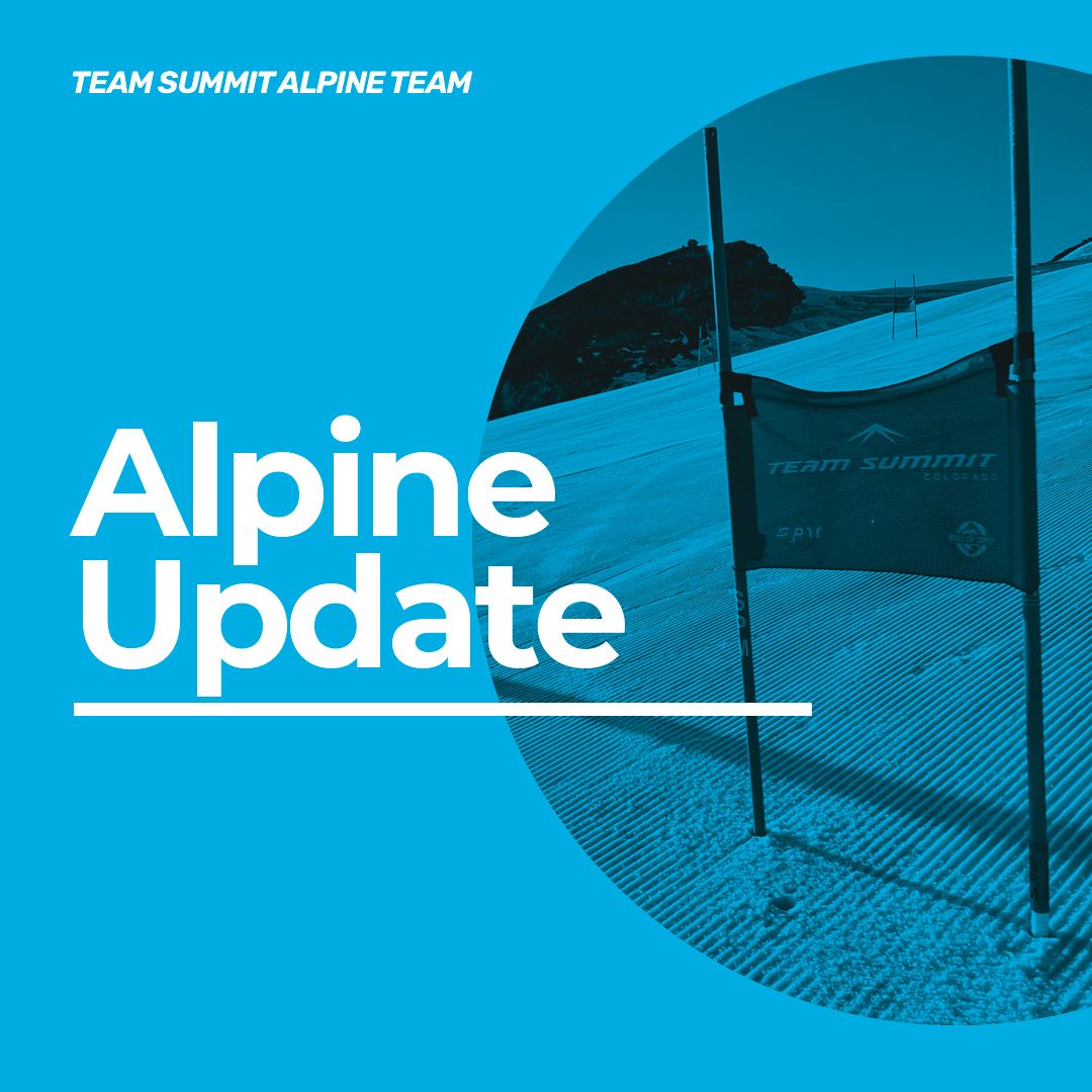 Team Summit Alpine Update into image of a race flag on a ski run